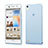 Etui Ultra Fine Silicone Souple Transparente pour Huawei Ascend P6 Bleu