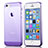 Etui Ultra Fine TPU Souple Transparente pour Apple iPhone SE Violet