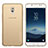 Etui Ultra Fine TPU Souple Transparente T03 pour Samsung Galaxy C8 C710F Or