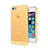 Etui Ultra Slim Silicone Mat Transparente pour Apple iPhone 5S Or Petit