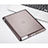 Etui Ultra Slim TPU Souple Transparente pour Apple iPad 4 Gris Petit