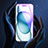 Film Protection Protecteur d'Ecran Verre Trempe Integrale Anti-Lumiere Bleue U01 pour Apple iPhone 14 Noir Petit