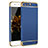 Housse Contour Luxe Metal et Plastique M02 pour Huawei P10 Bleu
