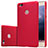 Housse Plastique Rigide Mailles Filet pour Xiaomi Mi 4S Rouge Petit