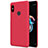 Housse Plastique Rigide Mailles Filet pour Xiaomi Redmi Note 5 Pro Rouge