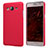 Housse Plastique Rigide Mat M02 pour Samsung Galaxy On5 G550FY Rouge