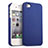 Housse Plastique Rigide Mat pour Apple iPhone 4 Bleu
