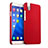 Housse Plastique Rigide Mat pour Huawei Honor 7i shot X Rouge