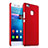 Housse Plastique Rigide Mat pour Huawei P9 Lite Rouge