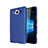 Housse Plastique Rigide Mat pour Microsoft Lumia 950 Bleu