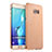 Housse Plastique Rigide Mat pour Samsung Galaxy S6 Edge+ Plus SM-G928F Or