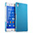 Housse Plastique Rigide Mat pour Sony Xperia Z3 Bleu Ciel