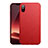 Housse Plastique Rigide Mat Serge pour Apple iPhone Xs Rouge