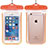 Housse Pochette Etanche Waterproof Universel W01 Orange