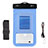 Housse Pochette Etanche Waterproof Universel W04 Bleu Ciel Petit