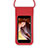 Housse Pochette Etanche Waterproof Universel W06 Rouge Petit