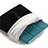 Housse Pochette Velour Tissu pour Amazon Kindle 6 inch Noir Petit