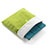 Housse Pochette Velour Tissu pour Amazon Kindle 6 inch Vert Petit