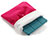 Housse Pochette Velour Tissu pour Apple iPad Mini 3 Rose Rouge Petit