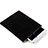 Housse Pochette Velour Tissu pour Apple iPad Mini Noir