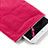 Housse Pochette Velour Tissu pour Huawei MediaPad M2 10.0 M2-A01 M2-A01W M2-A01L Rose Rouge Petit