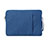 Housse Pochette Velour Tissu S02 pour Samsung Galaxy Book Flex 13.3 NP930QCG Bleu