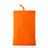 Housse Pochette Velour Tissu Universel Orange