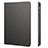 Housse Portefeuille Livre Cuir L02 pour Apple iPad 2 Noir Petit