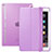 Housse Portefeuille Livre Cuir L02 pour Apple iPad Pro 12.9 Violet