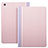 Housse Portefeuille Livre Cuir L03 pour Apple iPad Mini 3 Rose Petit