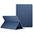 Housse Portefeuille Livre Cuir L04 pour Apple iPad Pro 9.7 Bleu