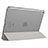 Housse Portefeuille Livre Cuir pour Apple iPad Mini 4 Gris Petit