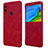 Housse Portefeuille Livre Cuir pour Xiaomi Redmi Note 5 Pro Rouge