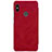 Housse Portefeuille Livre Cuir pour Xiaomi Redmi Note 5 Pro Rouge Petit