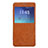 Housse Portefeuille Livre Cuir U01 pour Samsung Galaxy S7 Edge G935F Marron Petit