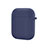 Housse Silicone avec Mousqueton pour Boitier de Charge de Airpods Z04 Bleu Petit
