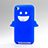 Housse Silicone Souple Ange pour Apple iPod Touch 4 Bleu