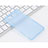 Housse Silicone Souple Mat pour Sony Xperia Z3 Compact Bleu Ciel Petit