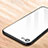 Housse Silicone Souple Miroir pour Apple iPhone 8 Blanc Petit