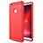 Housse Silicone TPU Souple Couleur Unie pour Huawei Honor Note 8 Rouge