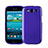 Housse Silicone TPU Souple Couleur Unie pour Samsung Galaxy S3 i9300 Violet