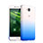 Housse Transparente Rigide Degrade pour Huawei Enjoy 5 Bleu