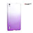 Housse Transparente Rigide Degrade pour Huawei P7 Dual SIM Violet