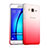 Housse Transparente Rigide Degrade pour Samsung Galaxy On5 Pro Rouge