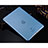Housse Ultra Fine Mat Rigide Transparente pour Apple iPad Air Bleu Ciel Petit