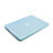 Housse Ultra Fine Mat Rigide Transparente pour Apple MacBook Air 13 pouces Bleu Petit