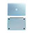 Housse Ultra Fine Mat Rigide Transparente pour Apple MacBook Pro 13 pouces Bleu Petit
