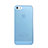 Housse Ultra Fine Silicone Mat Transparente pour Apple iPhone 5S Bleu