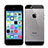 Housse Ultra Fine Silicone Souple Transparente pour Apple iPhone 5 Gris Fonce Petit