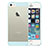 Housse Ultra Fine Silicone Souple Transparente pour Apple iPhone SE Bleu